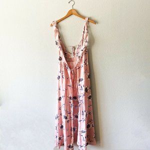 FFLMYUHULIU pink sleeveless wrap maxi tied soft